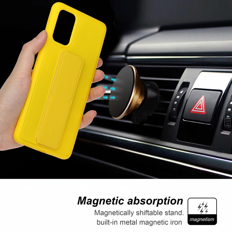 For Galaxy S20+ Shockproof Solid Color TPU Case with Wristband