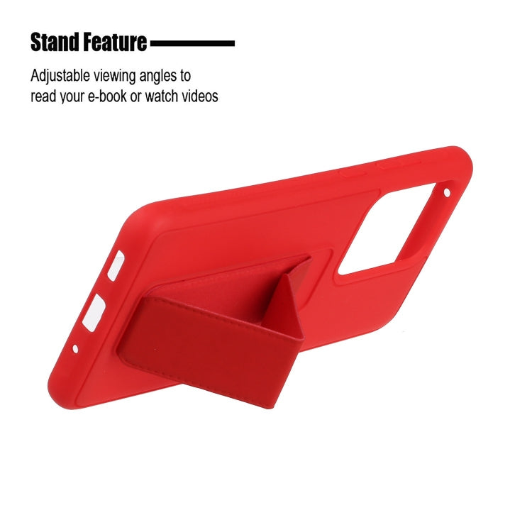 For Galaxy S20 Ultra Shockproof Solid Color TPU Case with Wristband