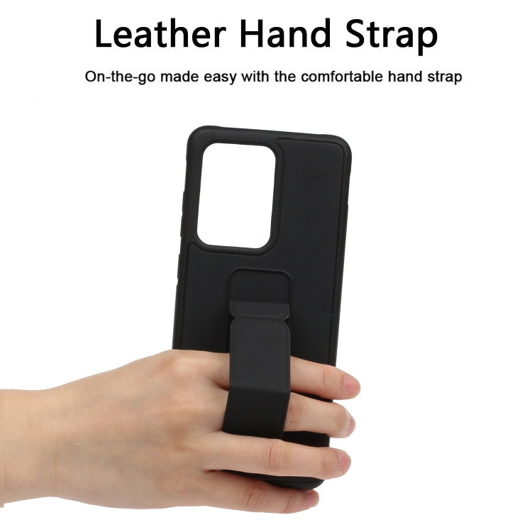For Galaxy S20 Ultra Shockproof Solid Color TPU Case with Wristband