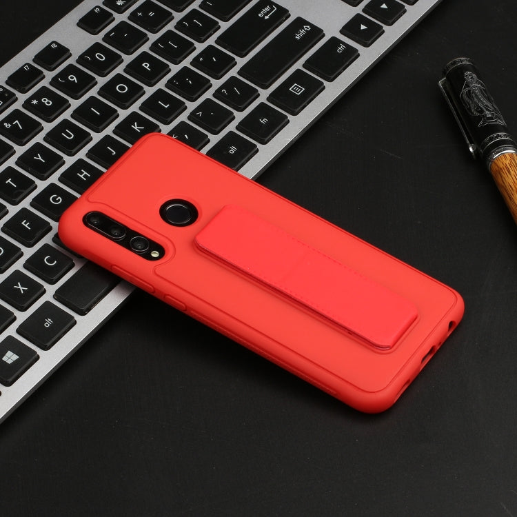 For Huawei Y9 Prime / P smart Z Shockproof Solid Color TPU Case with Wristband