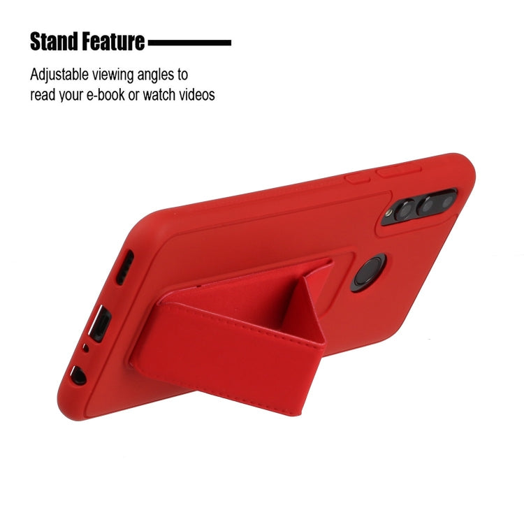 For Huawei Y9 Prime / P smart Z Shockproof Solid Color TPU Case with Wristband