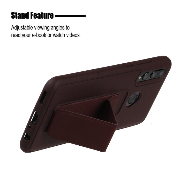 For Huawei Y9 Prime / P smart Z Shockproof Solid Color TPU Case with Wristband