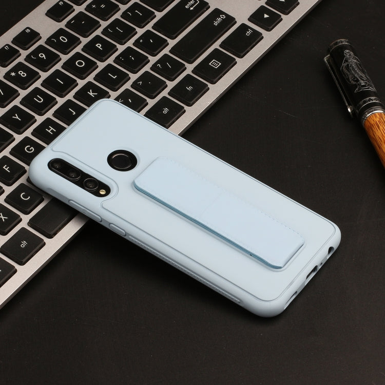 For Huawei Y9 Prime / P smart Z Shockproof Solid Color TPU Case with Wristband