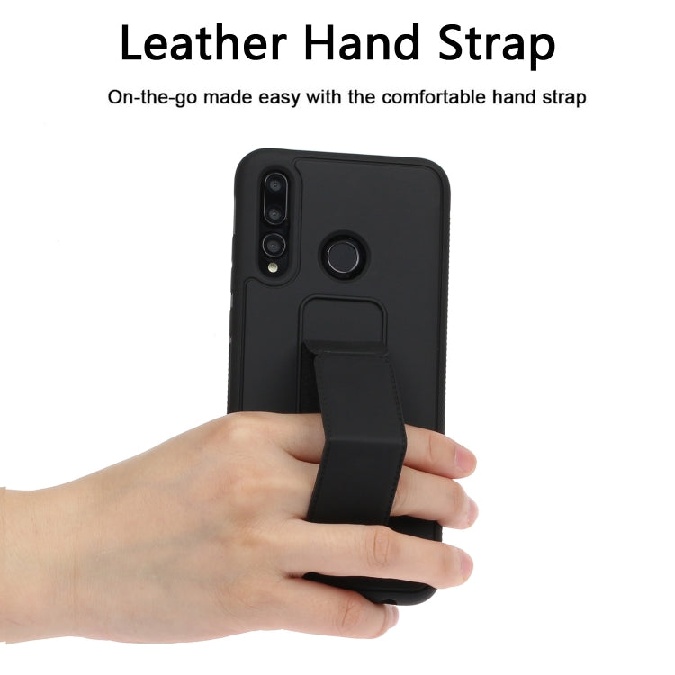 For Huawei Y9 Prime / P smart Z Shockproof Solid Color TPU Case with Wristband