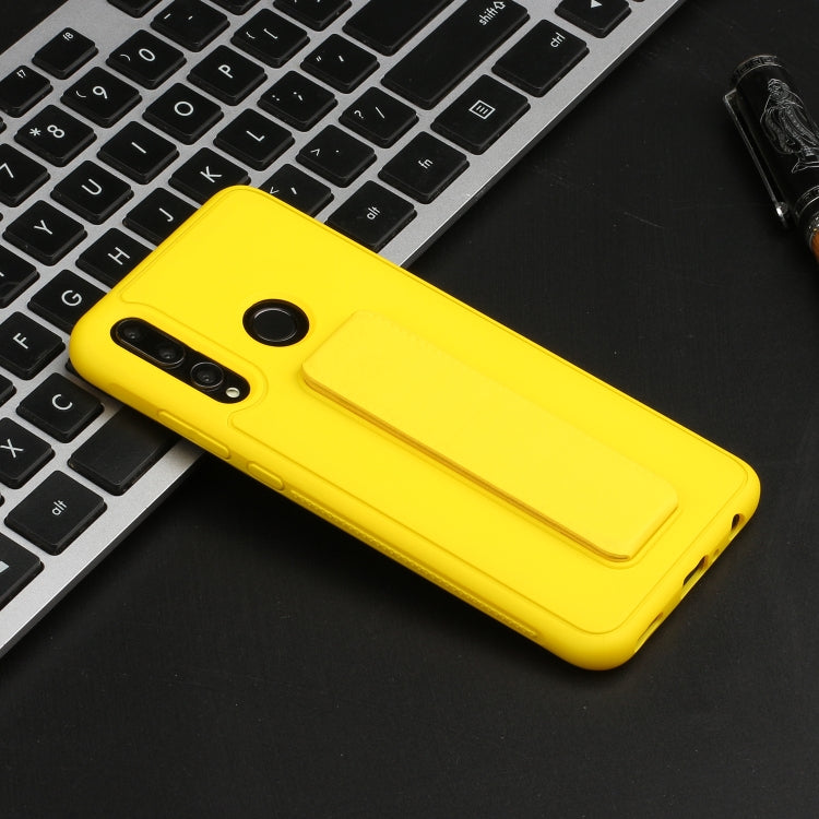 For Huawei Y9 Prime / P smart Z Shockproof Solid Color TPU Case with Wristband