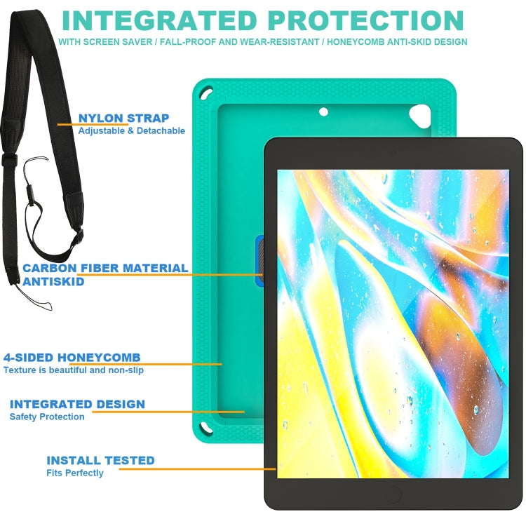 EVA + PC Tablet Case with Shoulder Strap For iPad 10.2 2022 / 2021 / 2020 / 2019 / 10.5