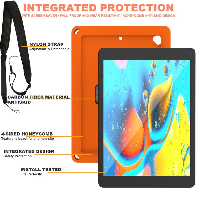 EVA + PC Tablet Case with Shoulder Strap For iPad 10.2 2022 / 2021 / 2020 / 2019 / 10.5