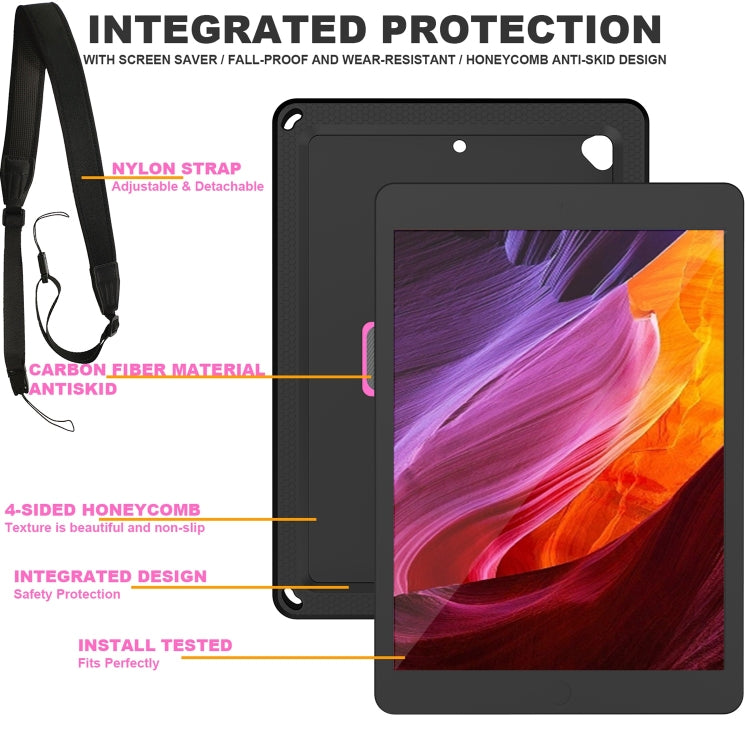 EVA + PC Tablet Case with Shoulder Strap For iPad 10.2 2022 / 2021 / 2020 / 2019 / 10.5