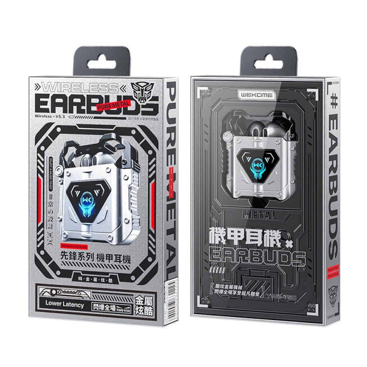 WEKOME V50 Vanguard Series Mecha Wireless Bluetooth Earphone(Tarnish)