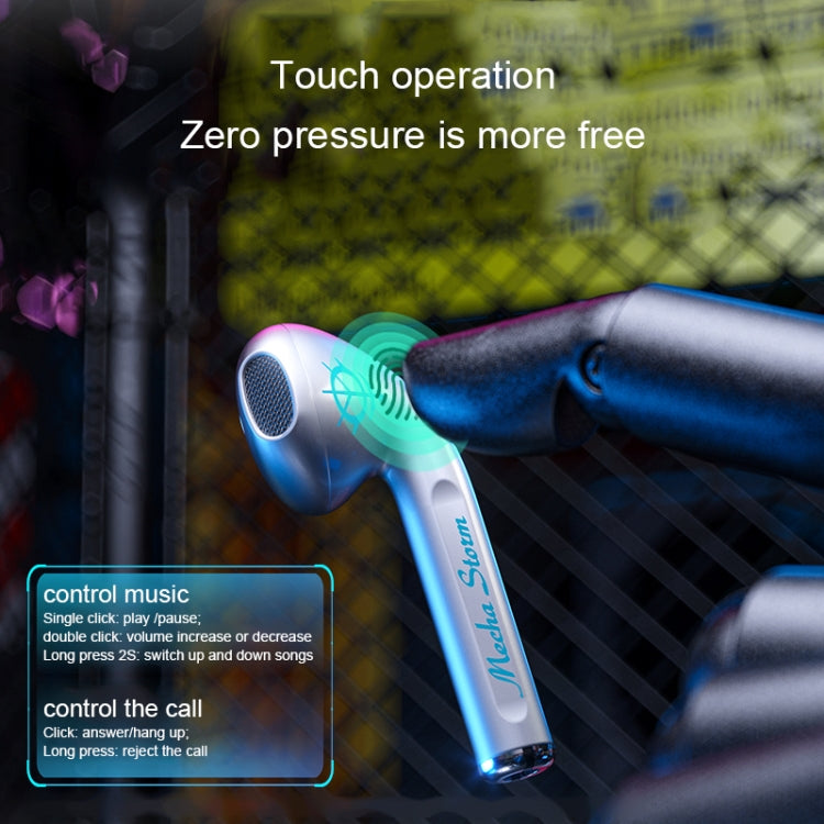 WEKOME V50 Vanguard Series Mecha Wireless Bluetooth Earphone(Tarnish)