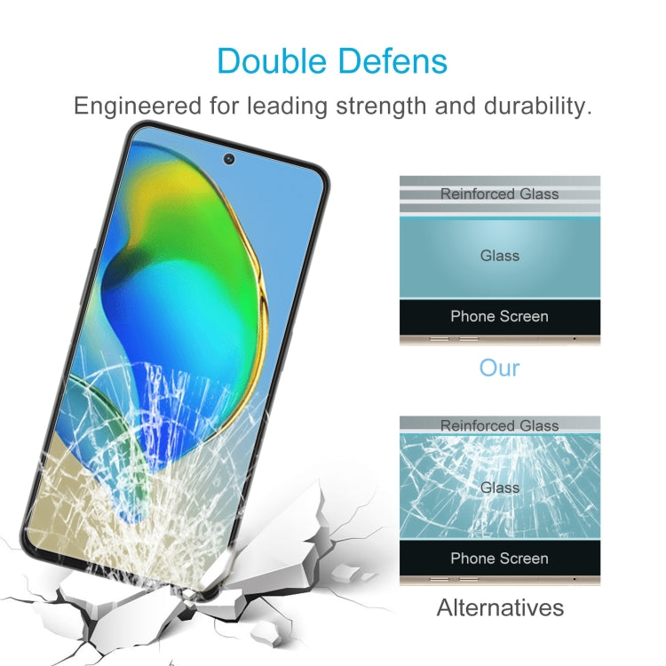 For ZTE Blade V40s 50pcs 0.26mm 9H 2.5D Tempered Glass Film