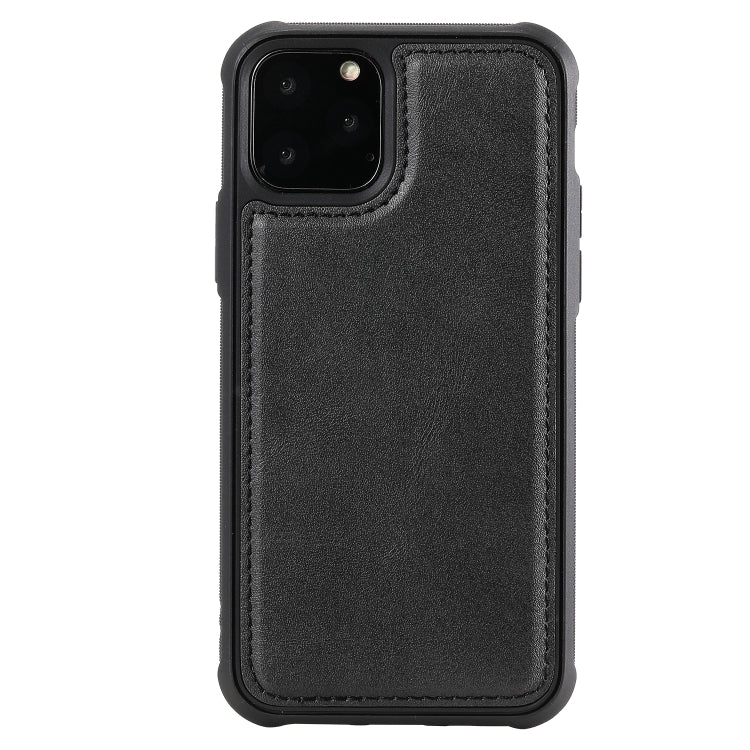 For iPhone 11 Pro Magnetic Shockproof PC + TPU + PU Leather Protective Case