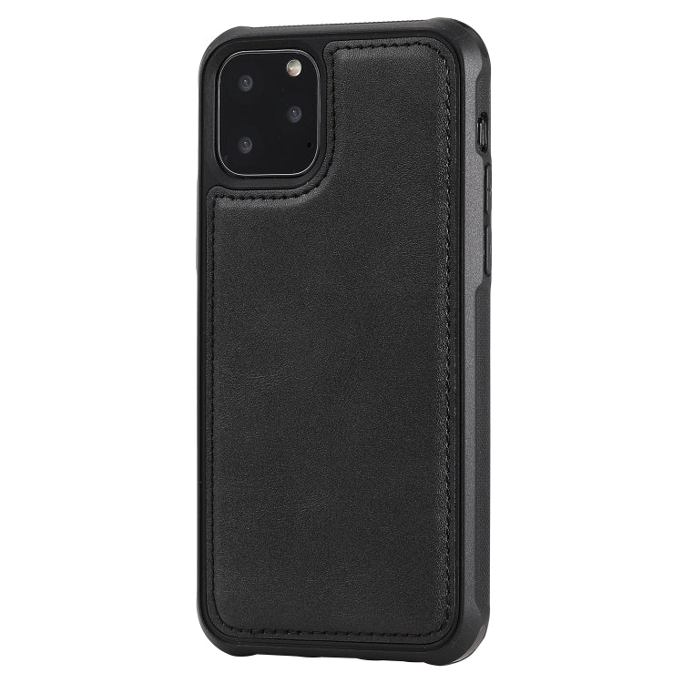 For iPhone 11 Pro Magnetic Shockproof PC + TPU + PU Leather Protective Case