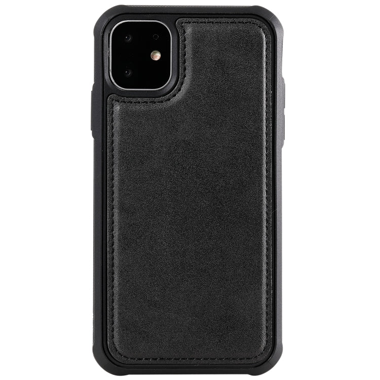 For iPhone 11 Magnetic Shockproof PC + TPU + PU Leather Protective Case
