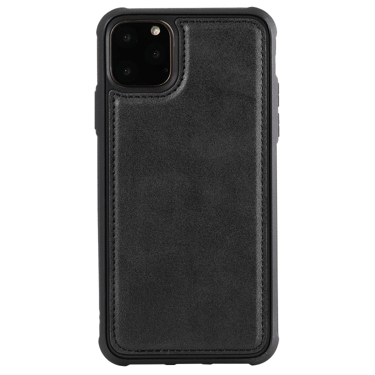 For iPhone 11 Pro Max Magnetic Shockproof PC + TPU + PU Leather Protective Case