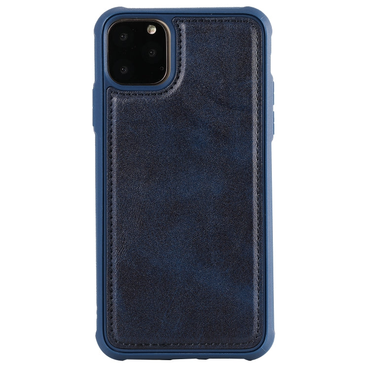 For iPhone 11 Pro Max Magnetic Shockproof PC + TPU + PU Leather Protective Case
