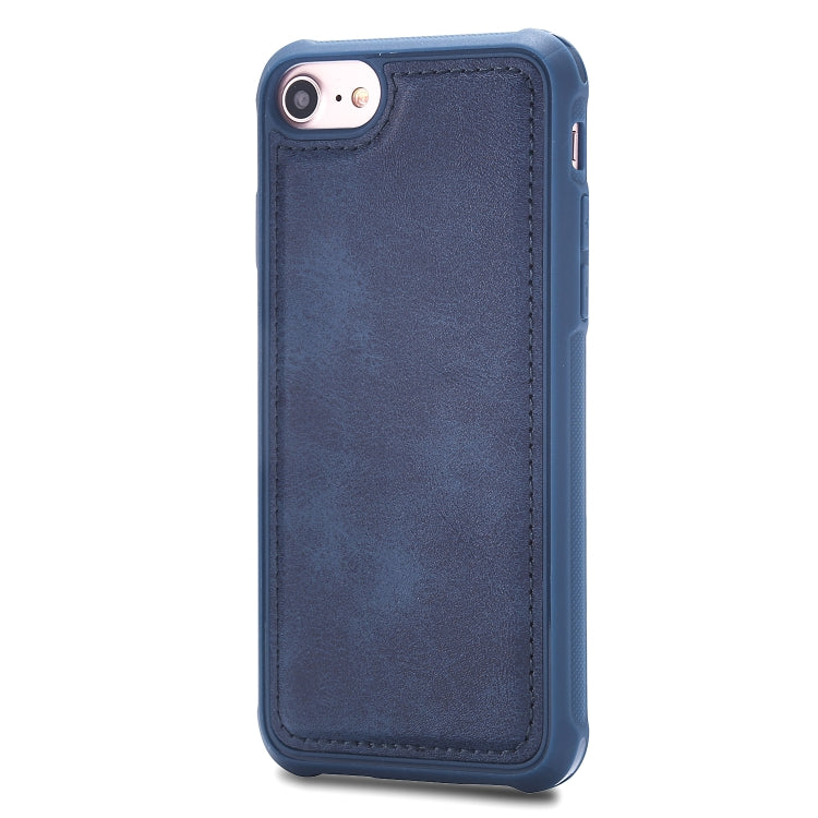 For iPhone 7 / 8 Magnetic Shockproof PC + TPU + PU Leather Protective Case
