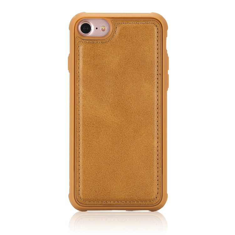 For iPhone 7 / 8 Magnetic Shockproof PC + TPU + PU Leather Protective Case