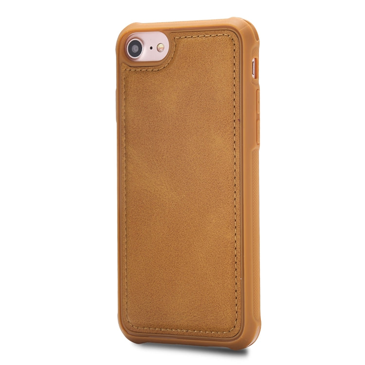 For iPhone 7 / 8 Magnetic Shockproof PC + TPU + PU Leather Protective Case
