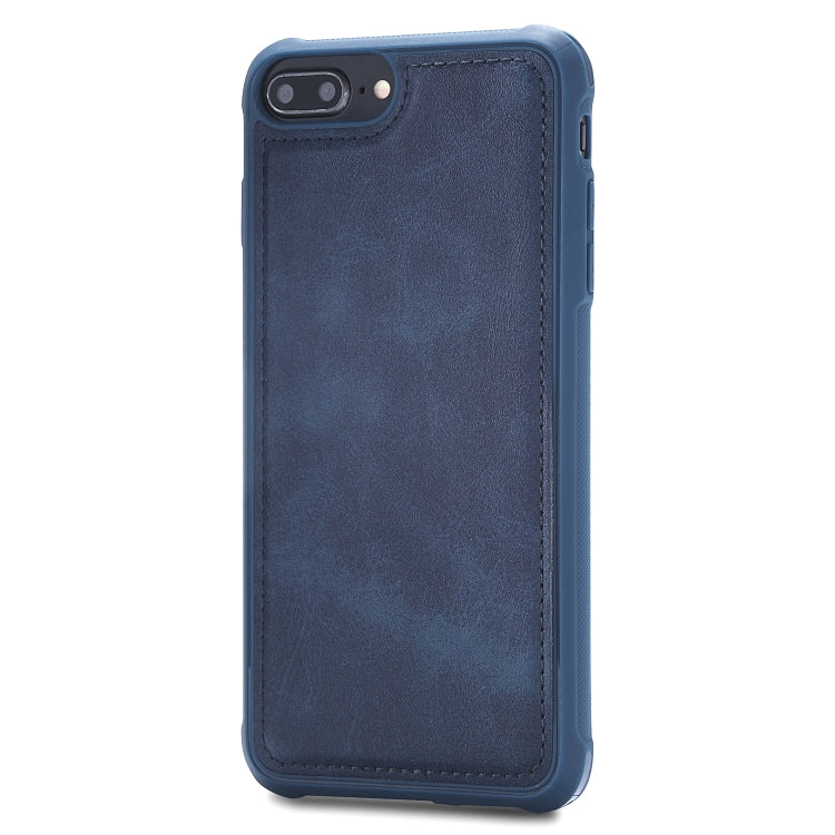 For iPhone 7 Plus / 8 Plus Magnetic Shockproof PC + TPU + PU Leather Protective Case