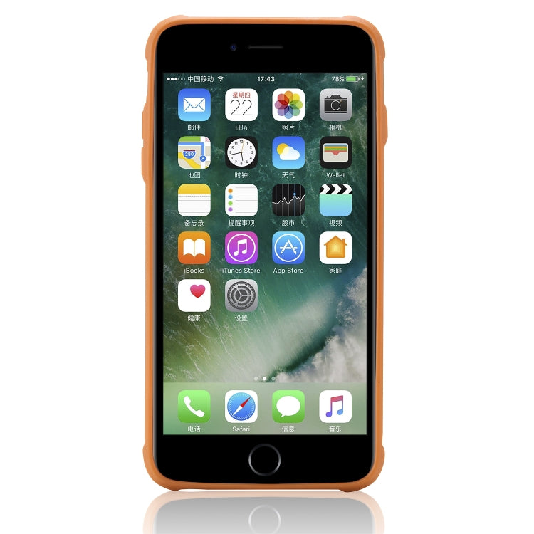 For iPhone 7 Plus / 8 Plus Magnetic Shockproof PC + TPU + PU Leather Protective Case