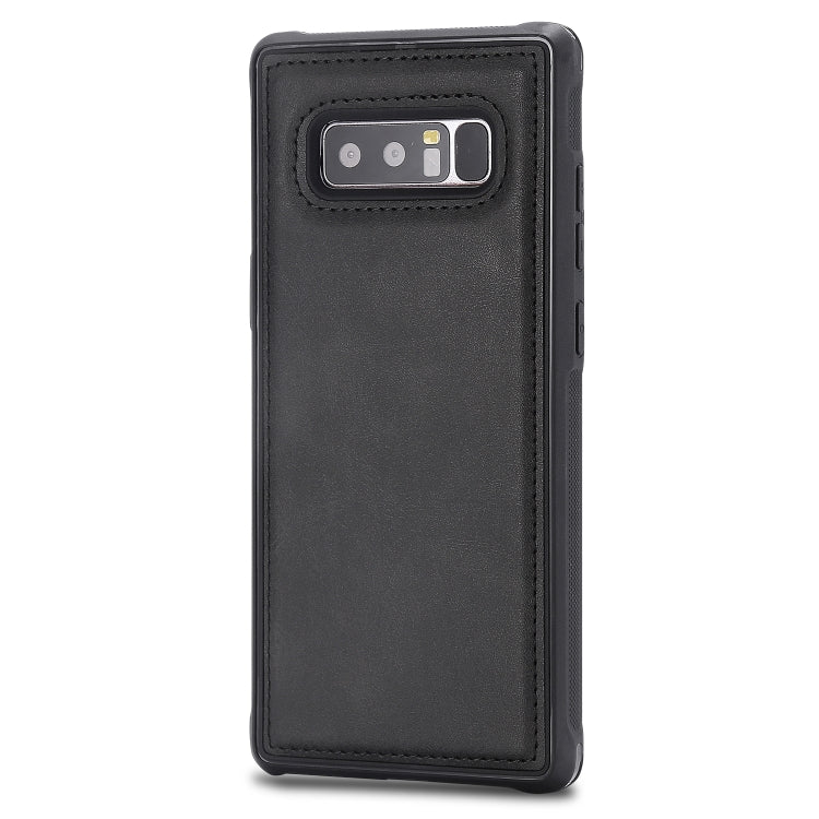 For Galaxy Note 8 Magnetic Shockproof PC + TPU + PU Leather Protective Case