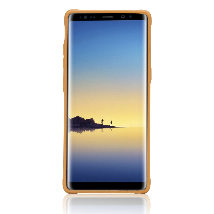 For Galaxy Note 8 Magnetic Shockproof PC + TPU + PU Leather Protective Case