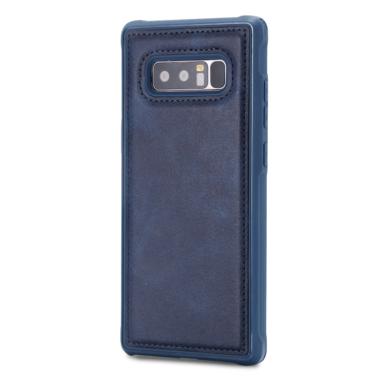 For Galaxy Note 8 Magnetic Shockproof PC + TPU + PU Leather Protective Case