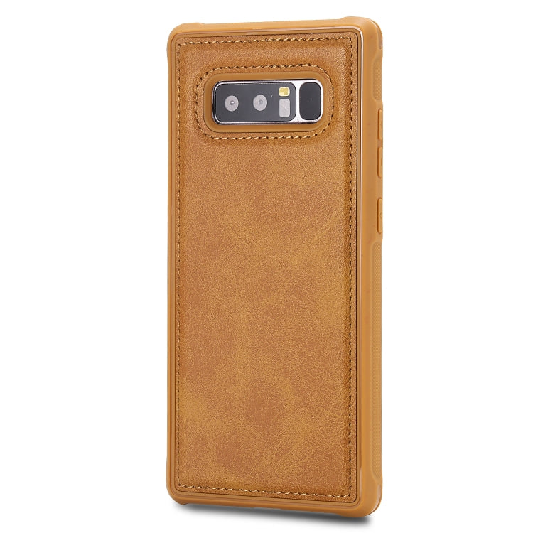 For Galaxy Note 8 Magnetic Shockproof PC + TPU + PU Leather Protective Case