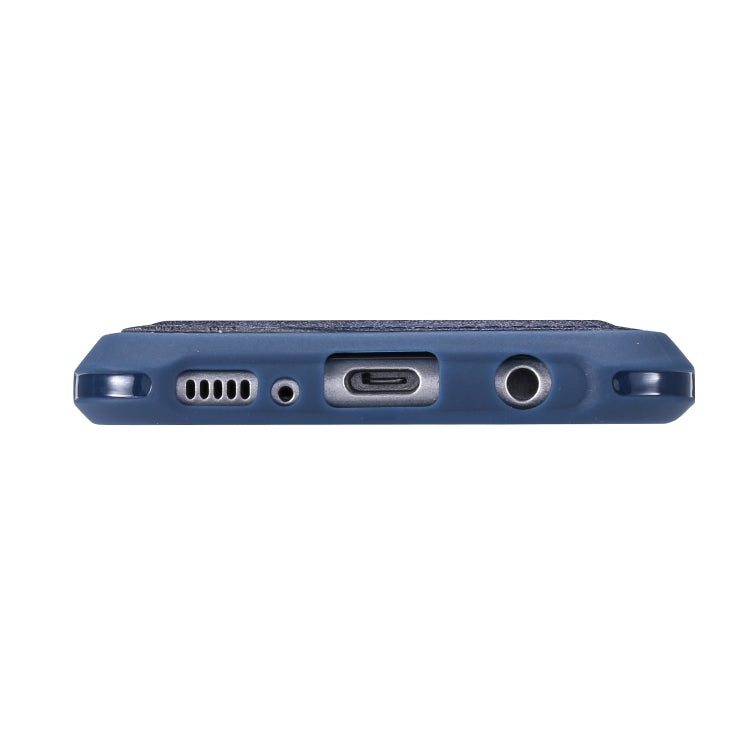 For Galaxy S8+ Magnetic Shockproof PC + TPU + PU Leather Protective Case