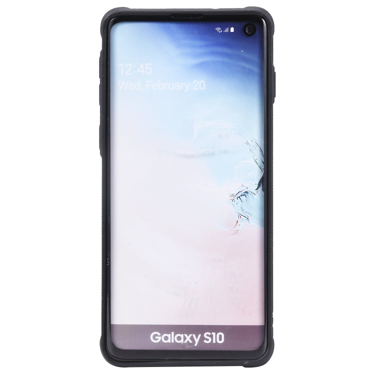 For Galaxy S10 Magnetic Shockproof PC + TPU + PU Leather Protective Case