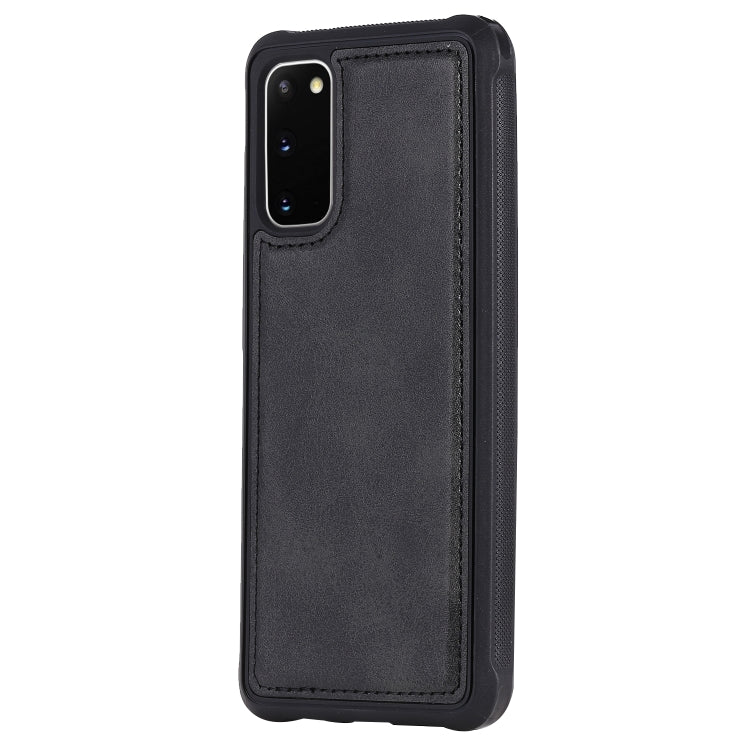 For Galaxy S20 Magnetic Shockproof PC + TPU + PU Leather Protective Case