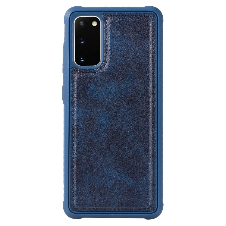 For Galaxy S20 Magnetic Shockproof PC + TPU + PU Leather Protective Case