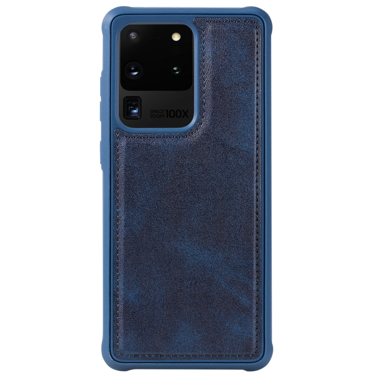For Galaxy S20 Ultra Magnetic Shockproof PC + TPU + PU Leather Protective Case