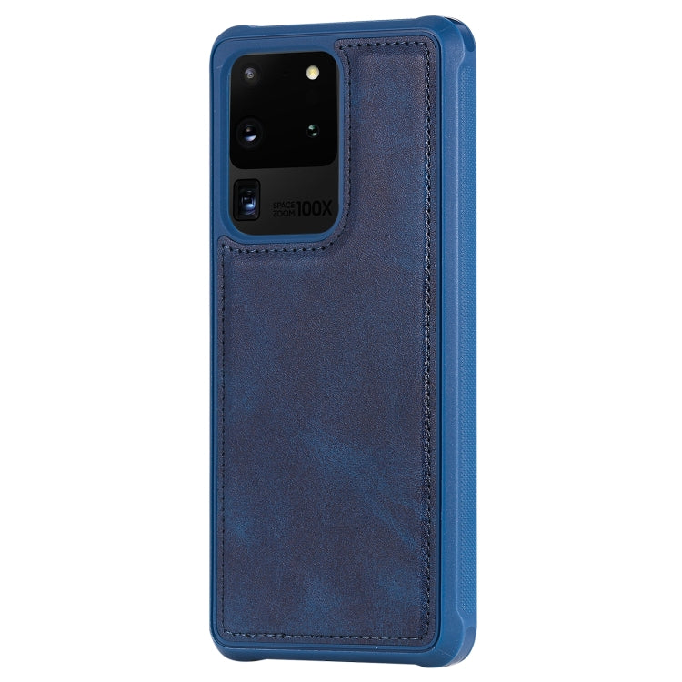 For Galaxy S20 Ultra Magnetic Shockproof PC + TPU + PU Leather Protective Case