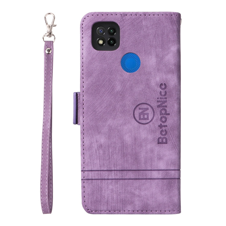 For Xiaomi Redmi 9C BETOPNICE Dual-side Buckle Leather Phone Case