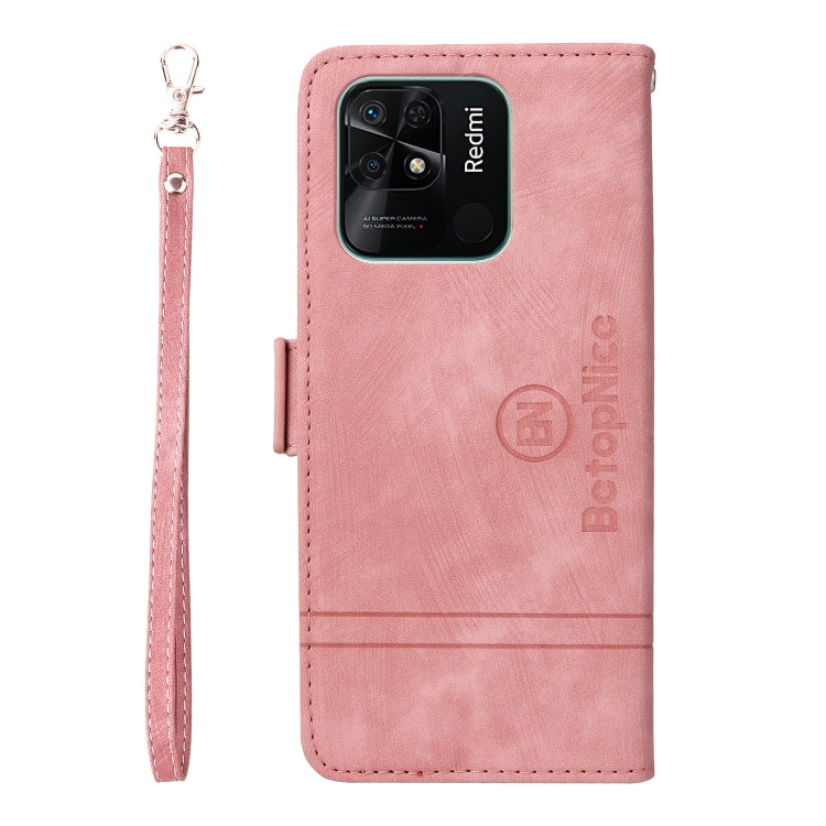 For Xiaomi Redmi 10C BETOPNICE Dual-side Buckle Leather Phone Case