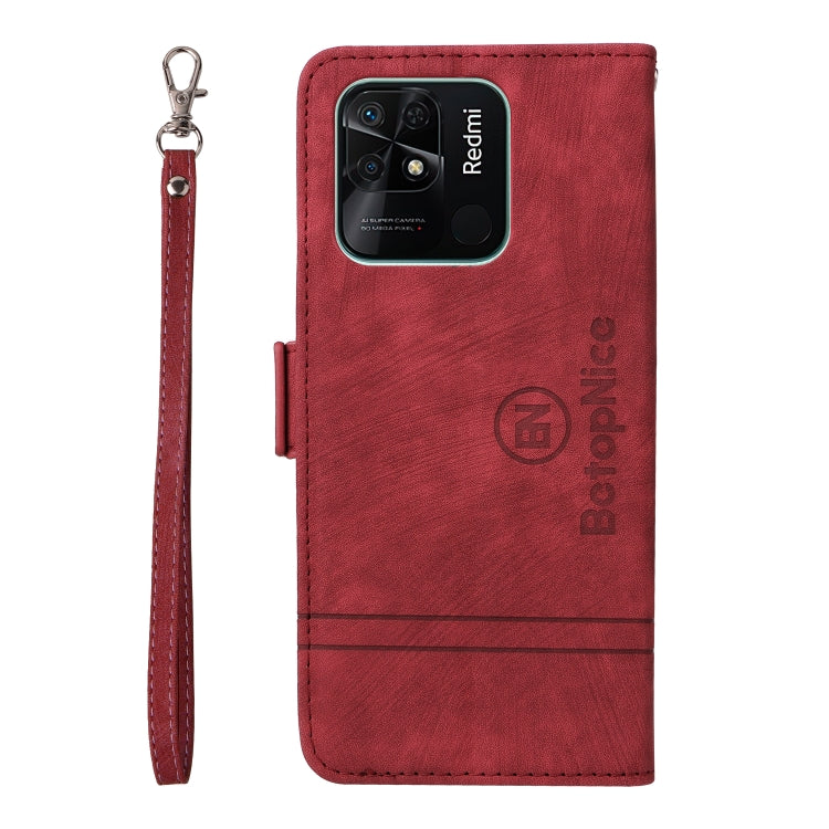 For Xiaomi Redmi 10C BETOPNICE Dual-side Buckle Leather Phone Case
