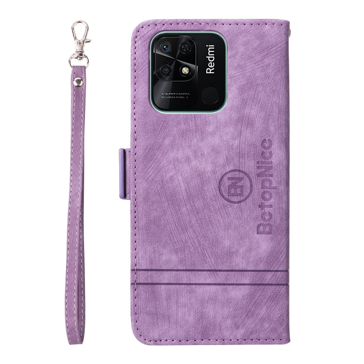 For Xiaomi Redmi 10C BETOPNICE Dual-side Buckle Leather Phone Case
