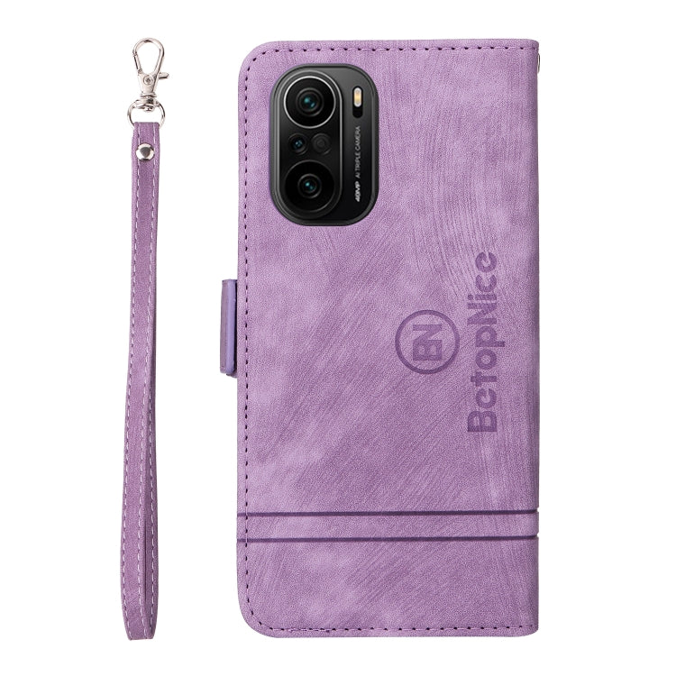 For Xiaomi Redmi K40 BETOPNICE Dual-side Buckle Leather Phone Case