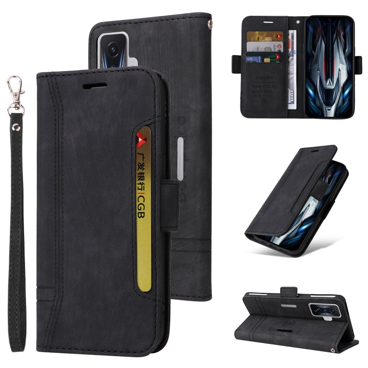 For Xiaomi Redmi K50 Gaming BETOPNICE Dual-side Buckle Leather Phone Case