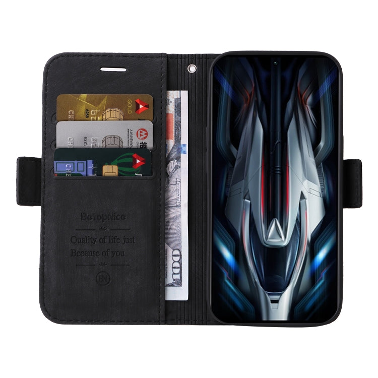 For Xiaomi Redmi K50 Gaming BETOPNICE Dual-side Buckle Leather Phone Case