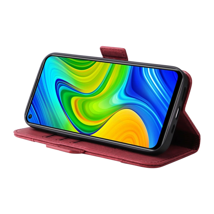 For Xiaomi Redmi Note 9 4G BETOPNICE Dual-side Buckle Leather Phone Case