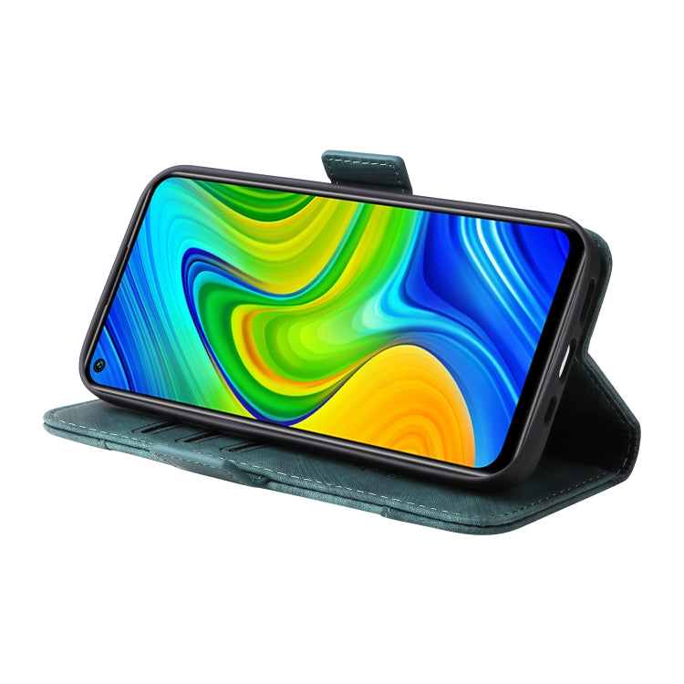 For Xiaomi Redmi Note 9 4G BETOPNICE Dual-side Buckle Leather Phone Case