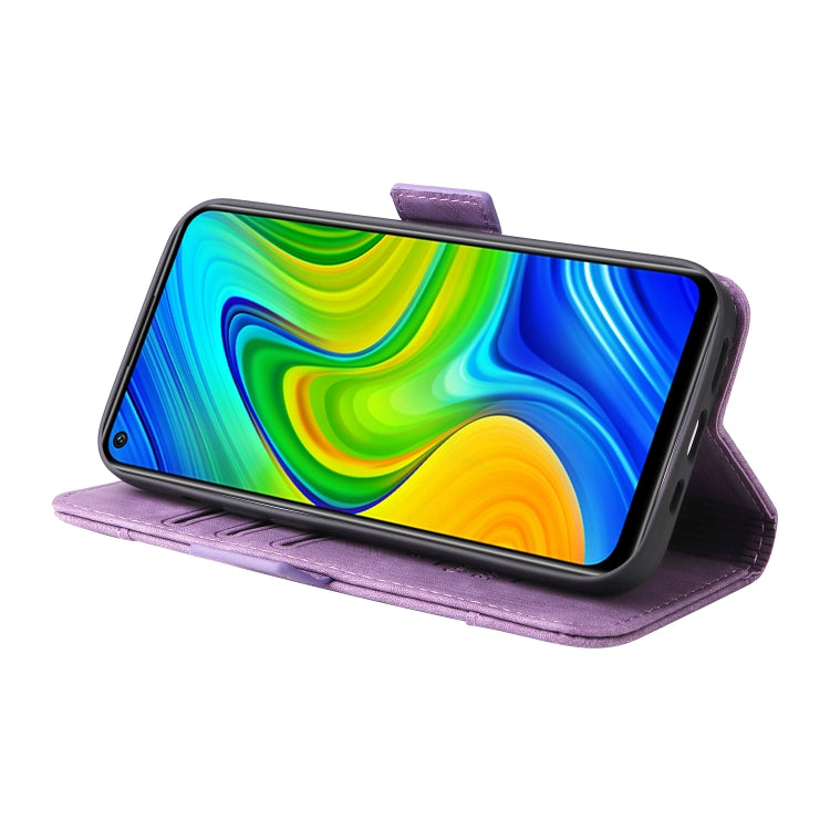 For Xiaomi Redmi Note 9 4G BETOPNICE Dual-side Buckle Leather Phone Case