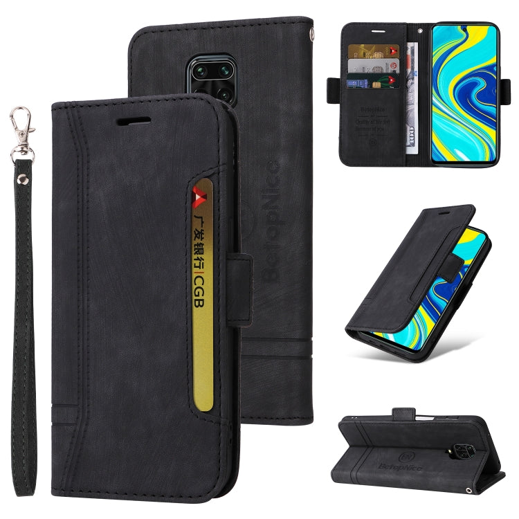 For Xiaomi Redmi Note 9 Pro 4G BETOPNICE Dual-side Buckle Leather Phone Case