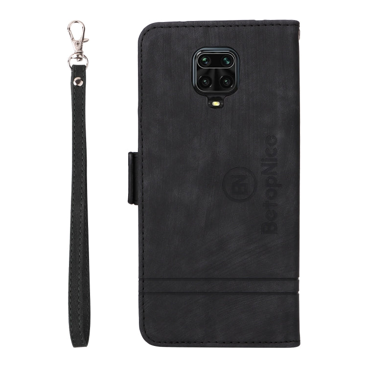 For Xiaomi Redmi Note 9 Pro 4G BETOPNICE Dual-side Buckle Leather Phone Case