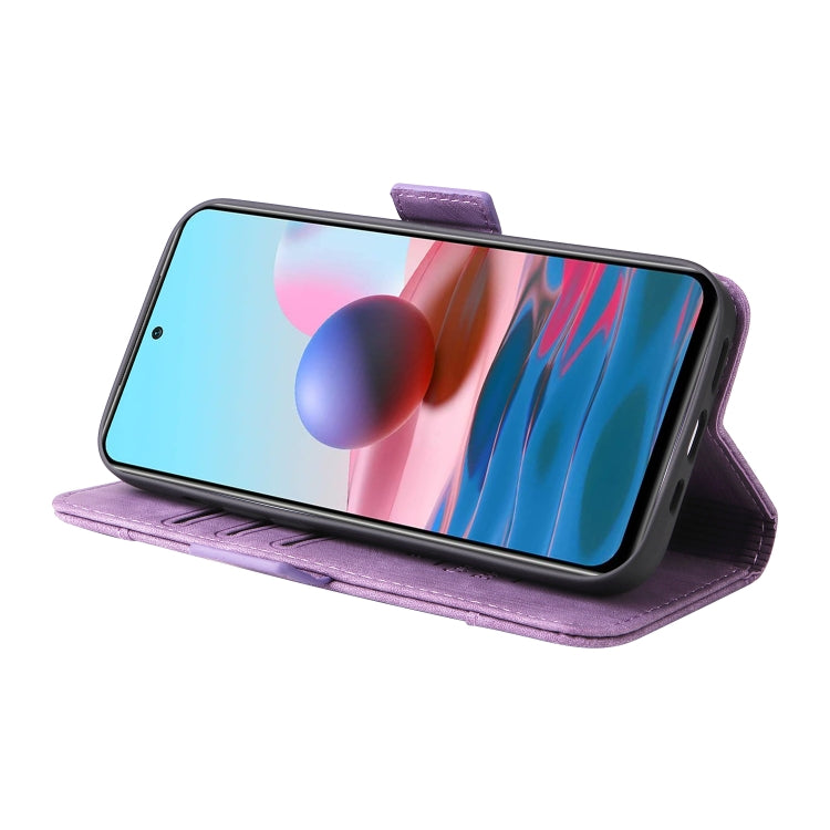 For Xiaomi Redmi Note 10 4G Indian BETOPNICE Dual-side Buckle Leather Phone Case