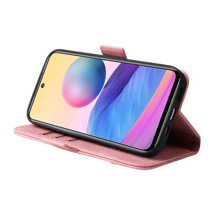 For Xiaomi Redmi Note 10 5G BETOPNICE Dual-side Buckle Leather Phone Case