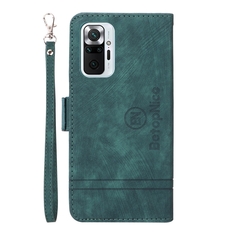 For Xiaomi Redmi Note 10 Pro BETOPNICE Dual-side Buckle Leather Phone Case